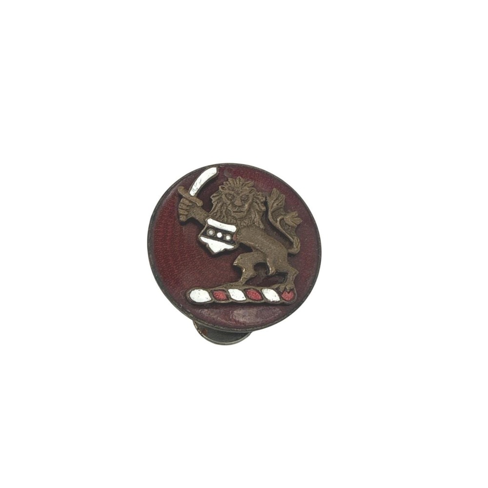 VTG WWII WW2 Original  US Army 28th Field Artillery DI DUI Crest Pin - Picture 11 of 11
